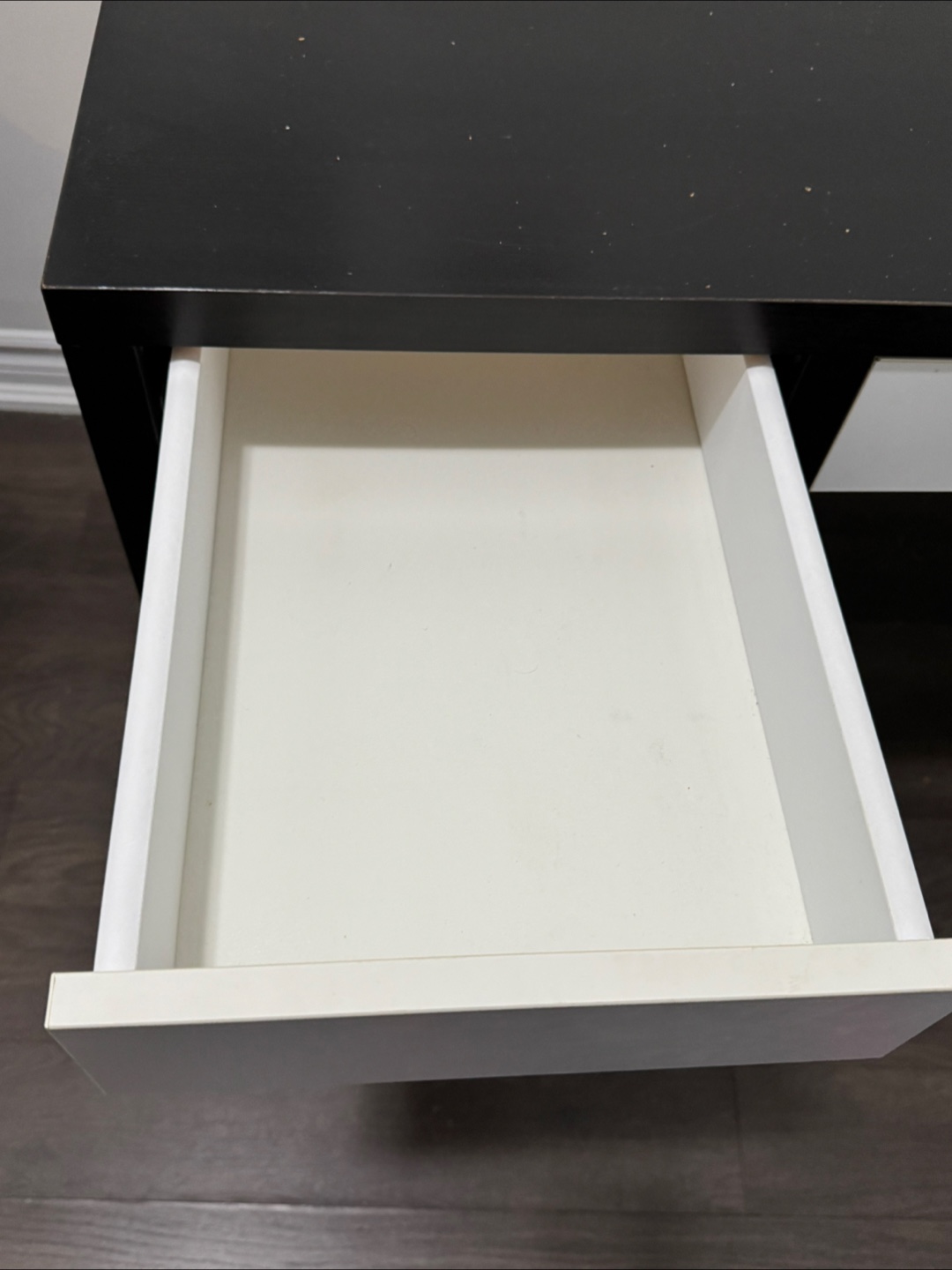 Black & White Desk with Drawers - photo 3