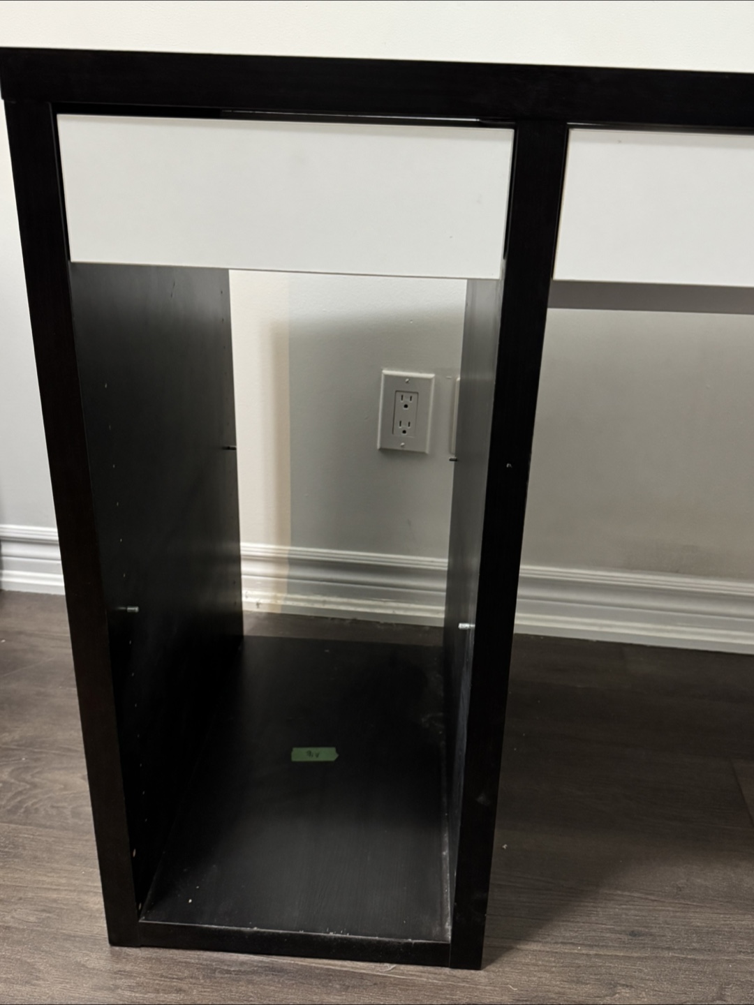 Black & White Desk with Drawers - photo 5
