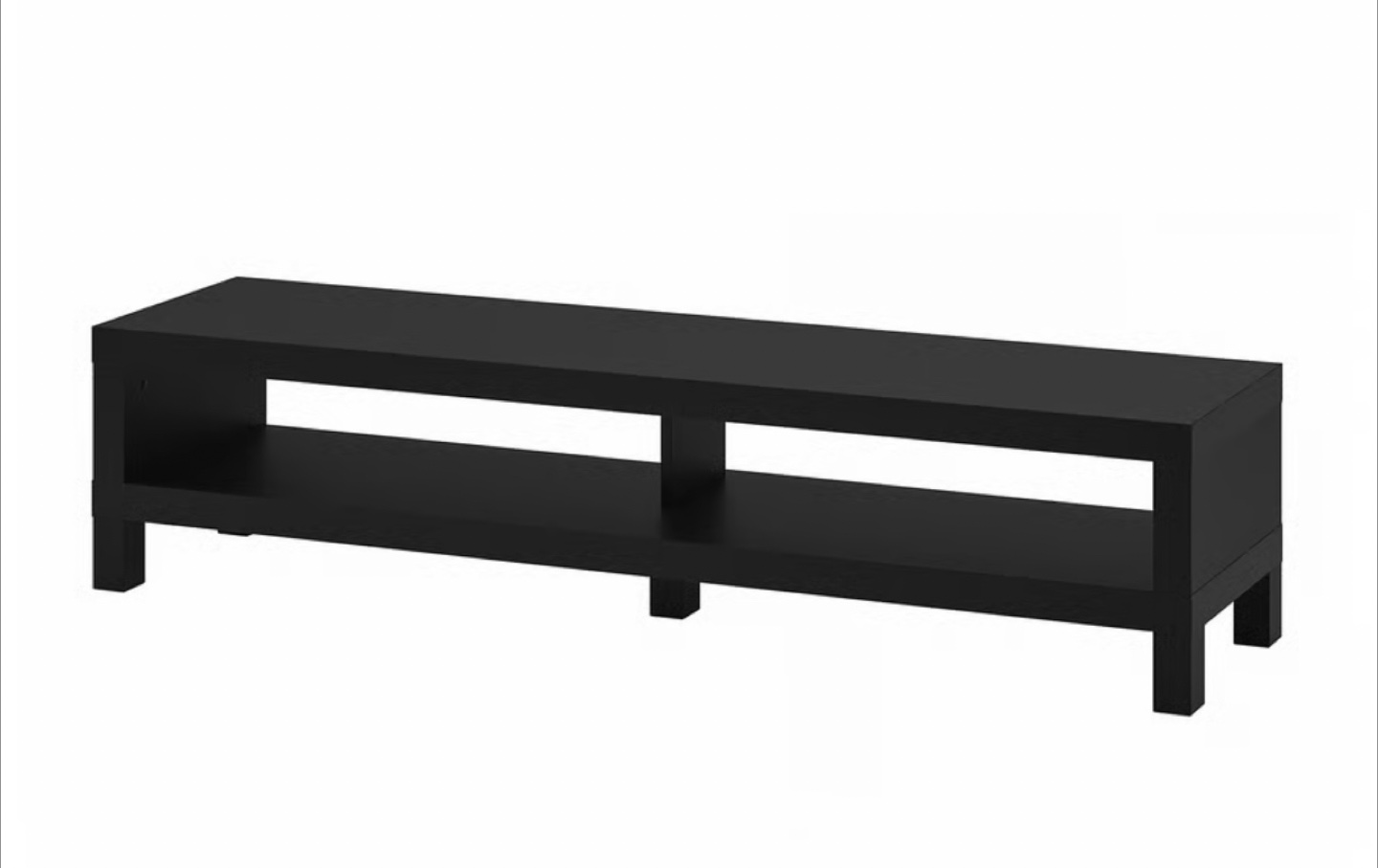 IKEA TV Stand, Black-Brown, 63 inch - photo 2