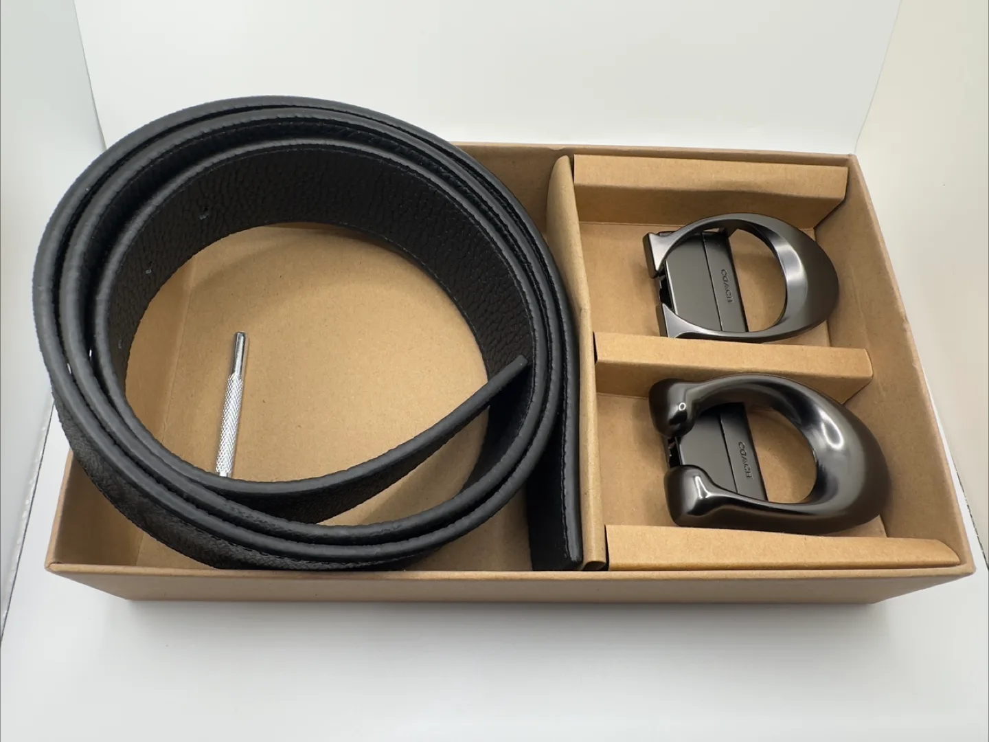 Coach Belt with Two Buckles - New in Box! thumbnail
