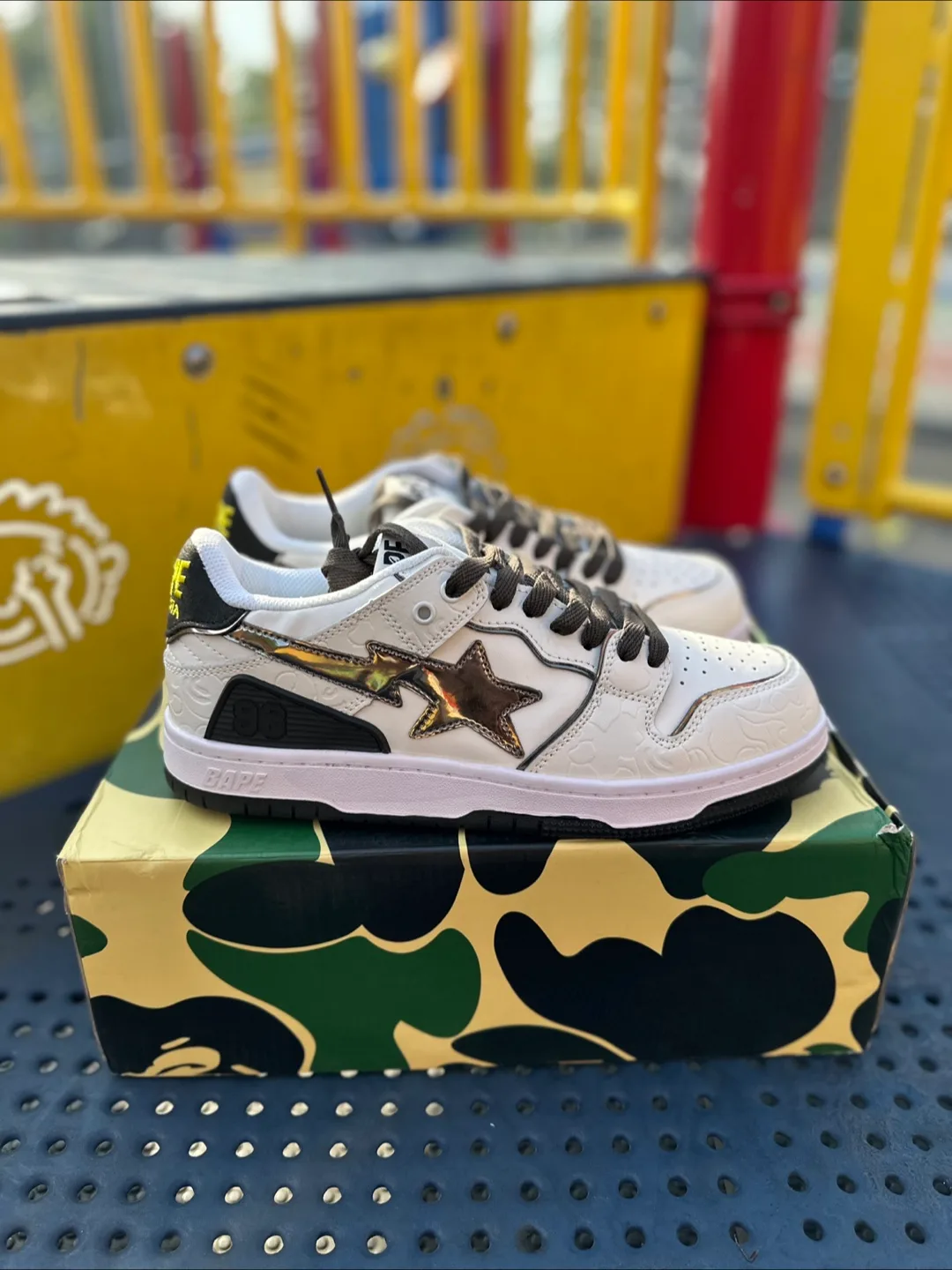 BAPE STA White/Silver Sneakers thumbnail
