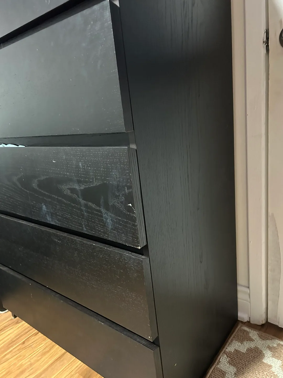 Black Ikea 6 chestDresser image indicator(2)