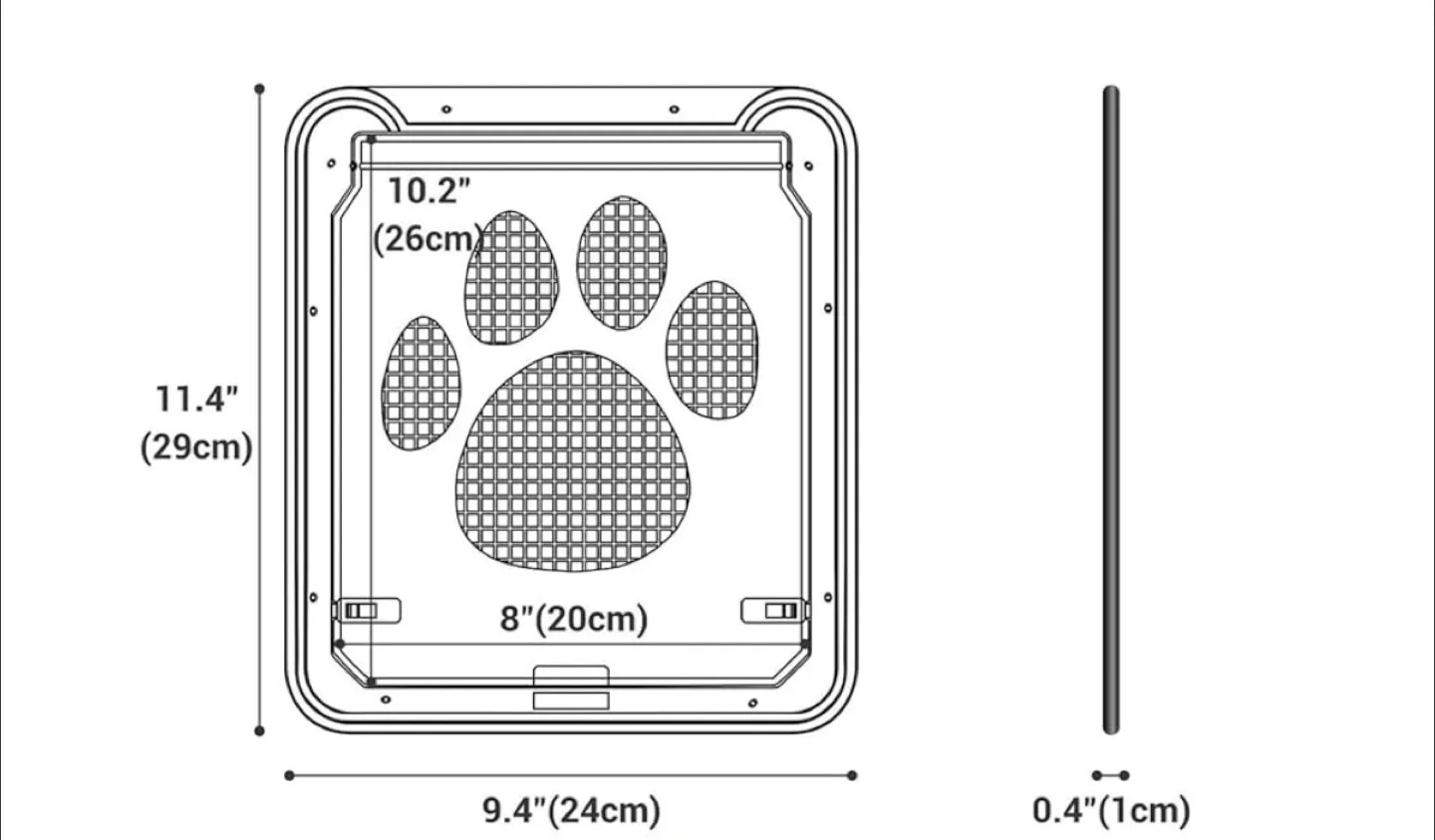 Pet Screen Door - 9.4x11.4 Inches image indicator(6)