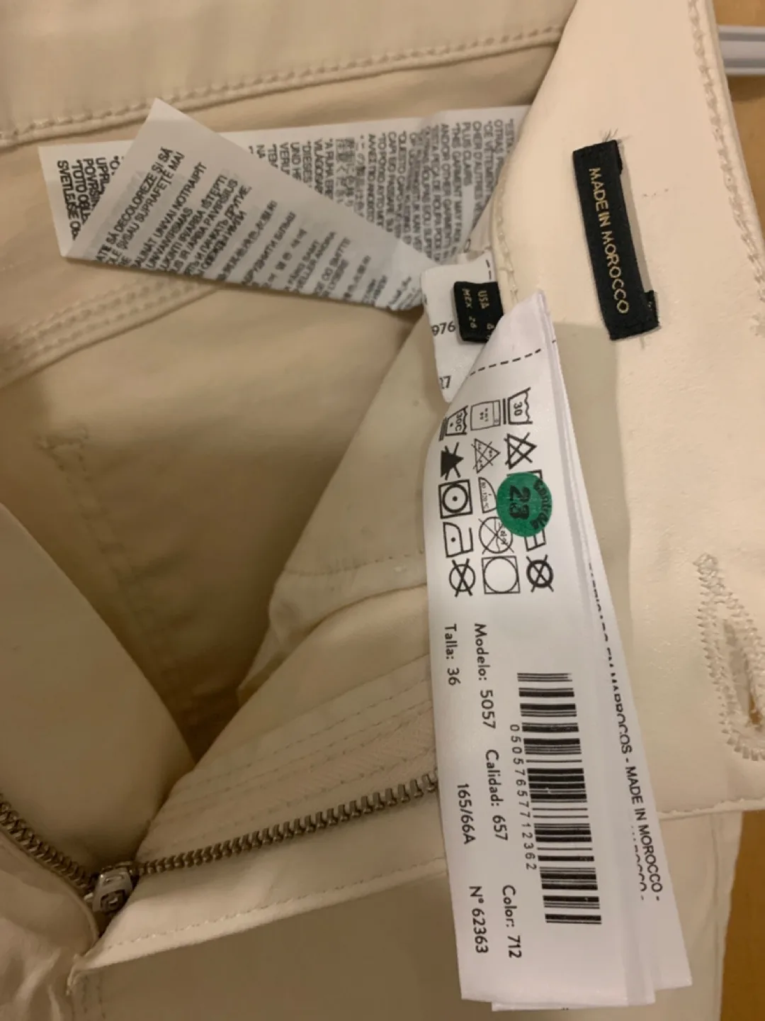 Massimo Dutti Mid Rise Skinny Jeans - Size 36 image indicator(3)