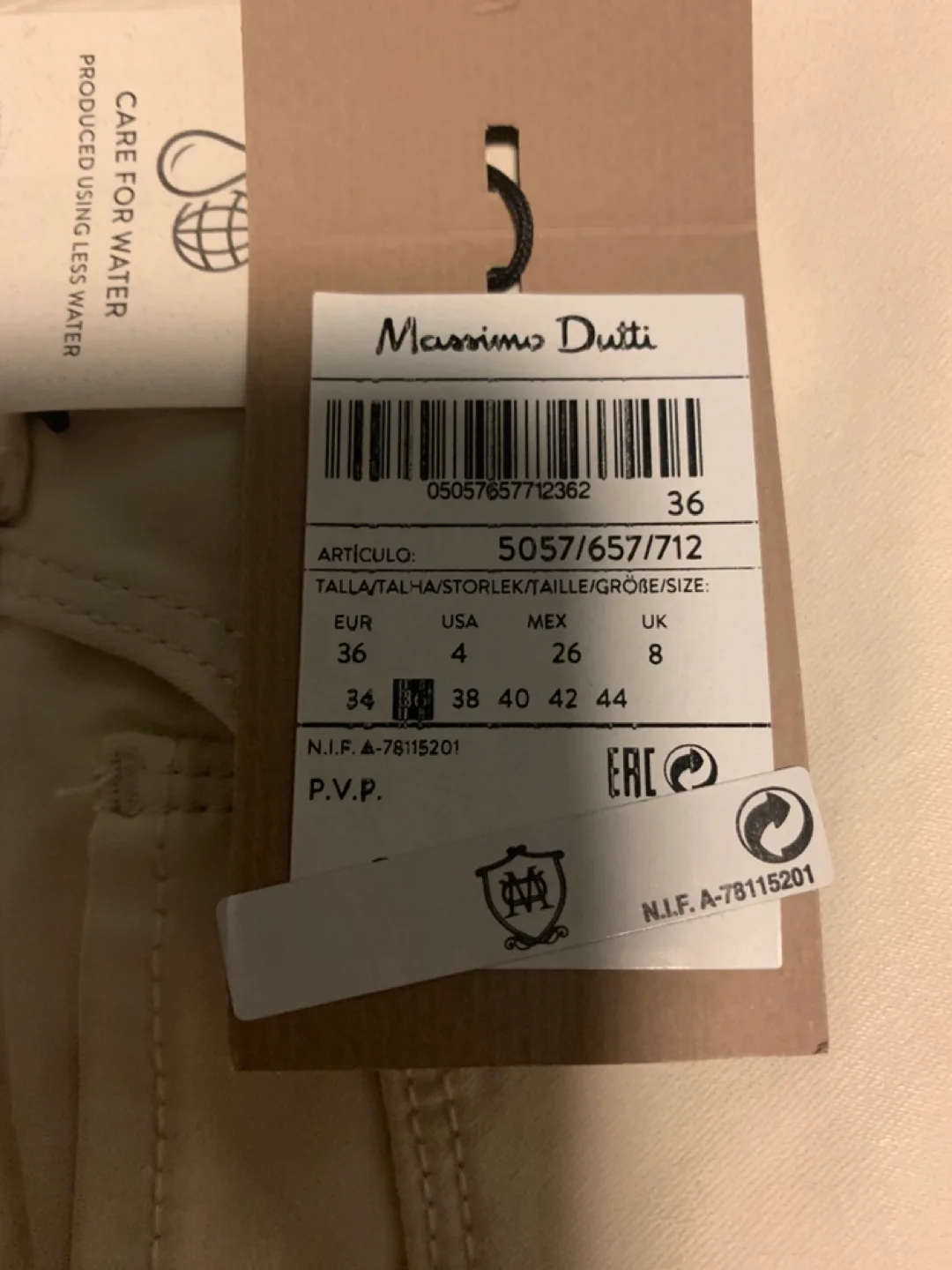 Massimo Dutti Mid Rise Skinny Jeans - Size 36 image indicator(6)