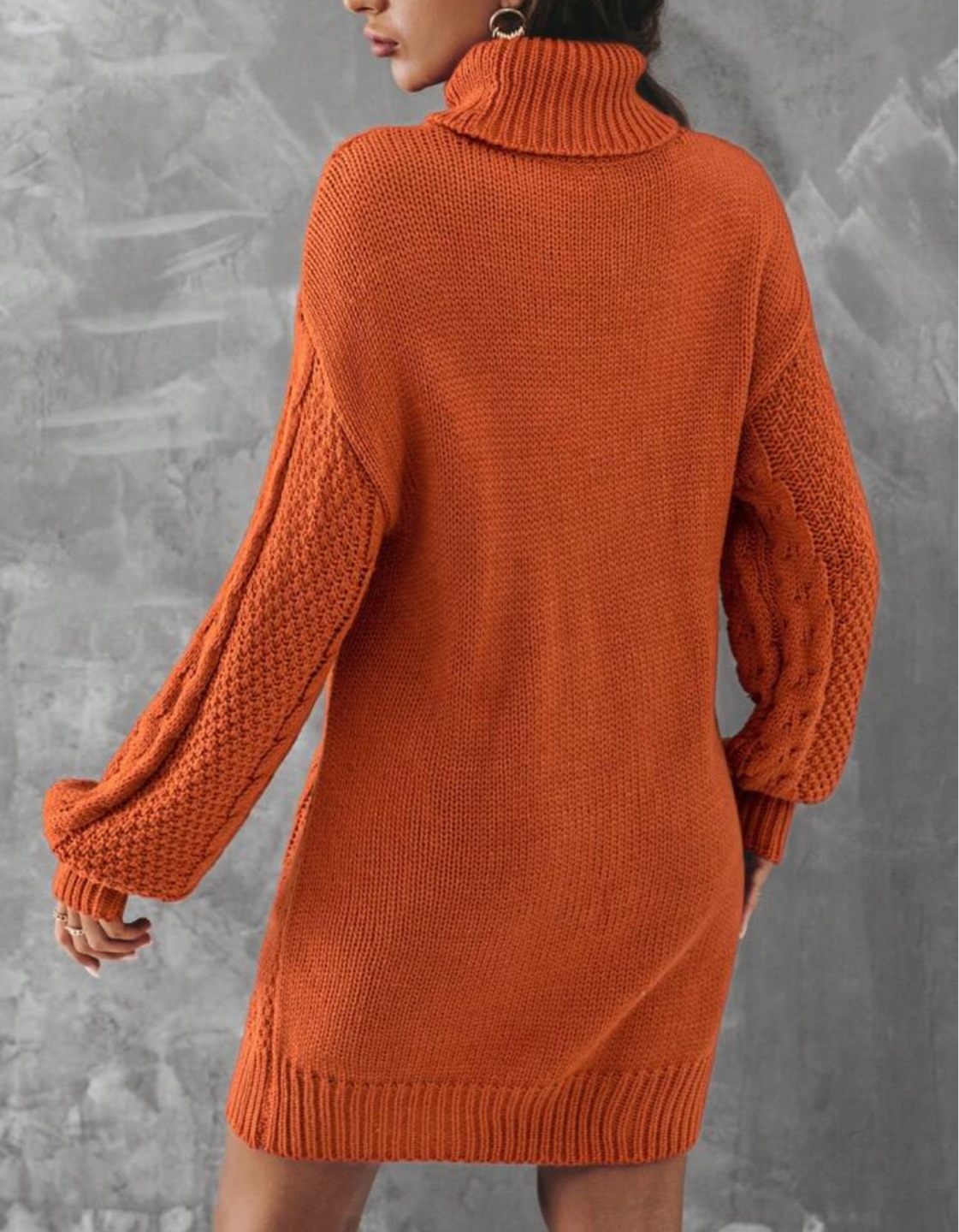 Orange crochet top turtle neck(Halloween/autumn) - photo 2
