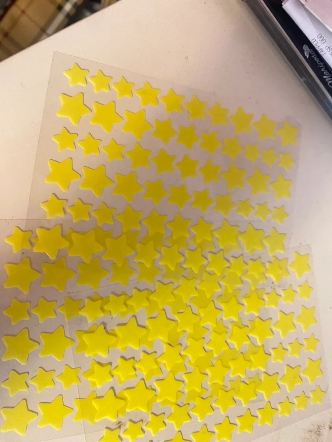 Yellow acne Star Stickers thumbnail