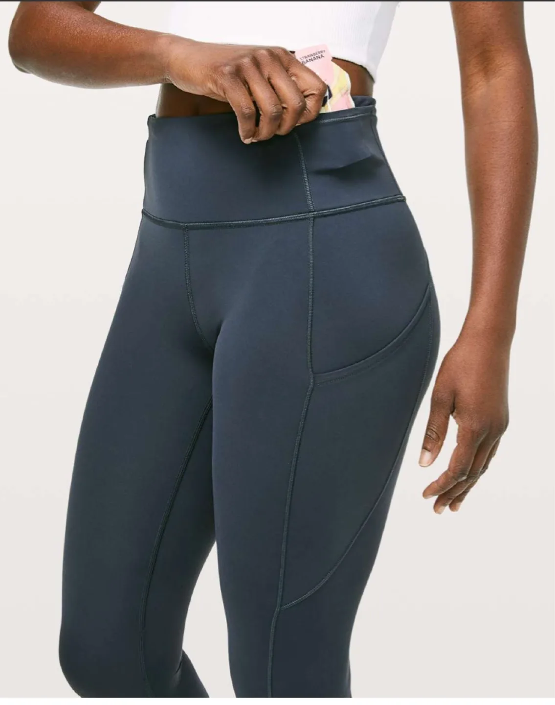 Lululemon Fast & Free 7/8 Tight I| *Non-Reflective Nulux 25" - 8 image indicator(4)