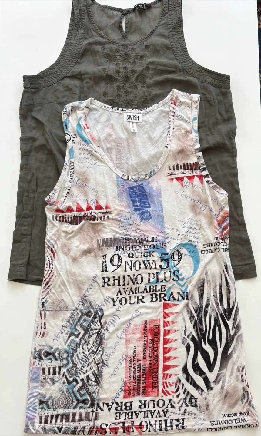 Jacob & Swish Tank Tops - Size S thumbnail