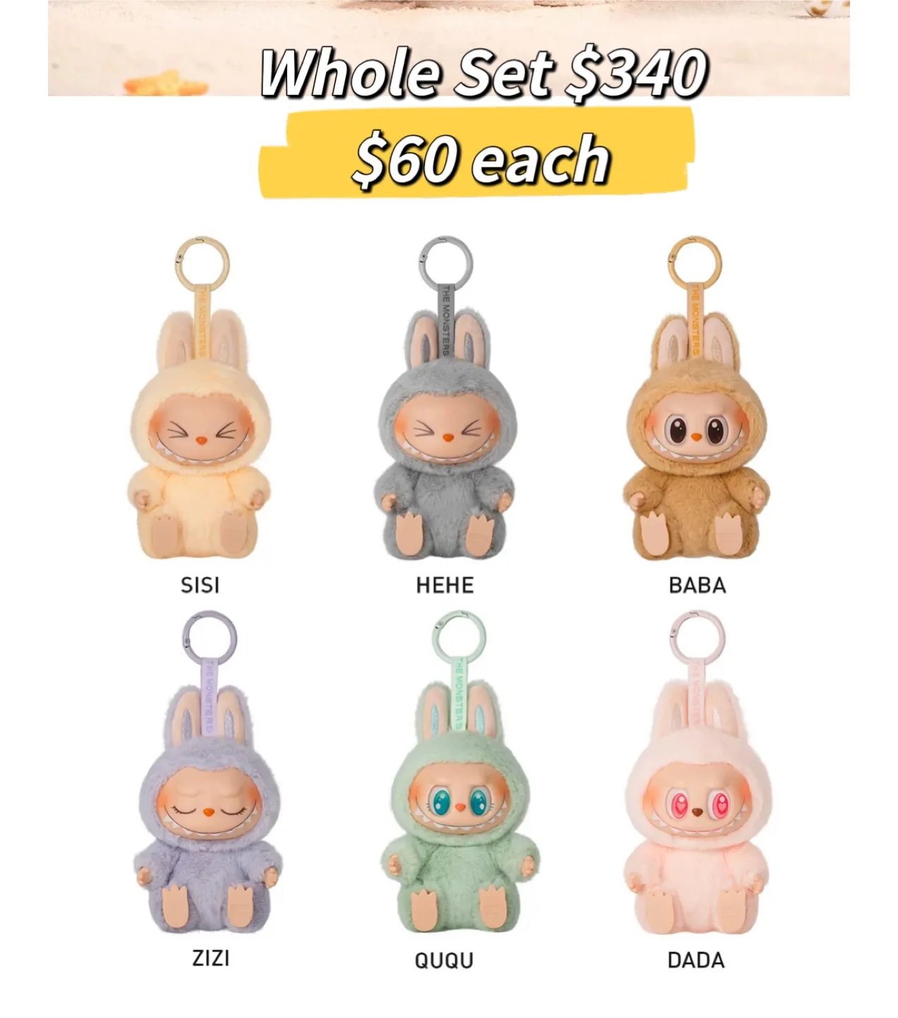 Labubu Have a Seat Vinyl Plush Blind Box thumbnail