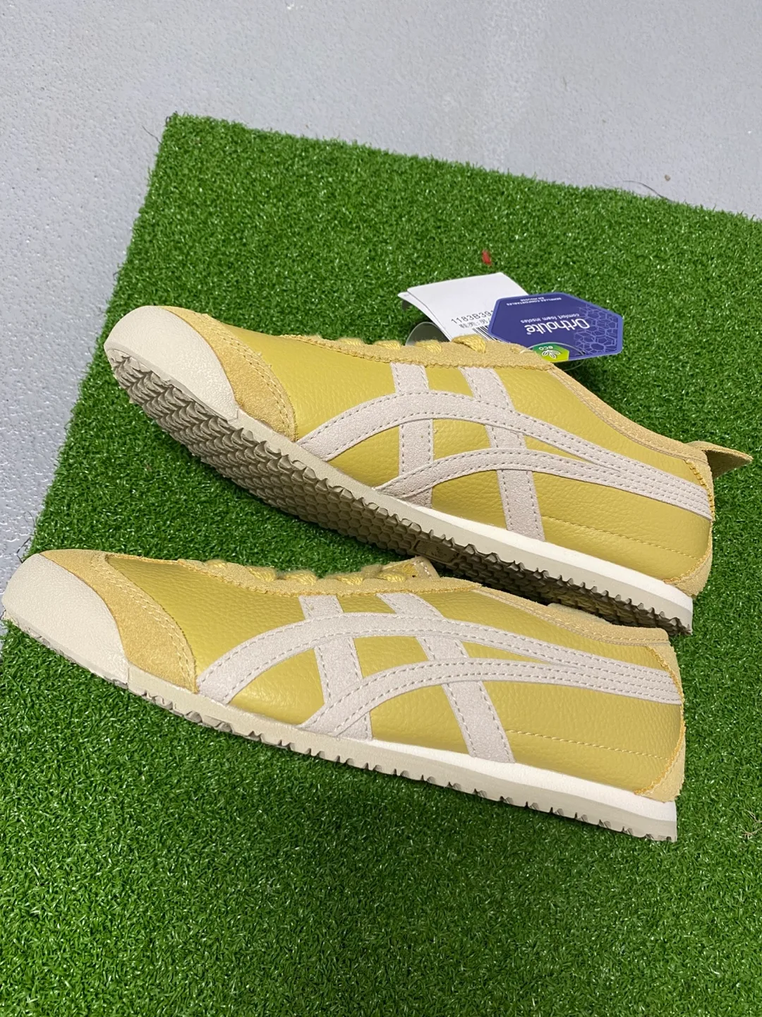 Onitsuka Tiger Yellow Sneakers, Size 8.5 thumbnail