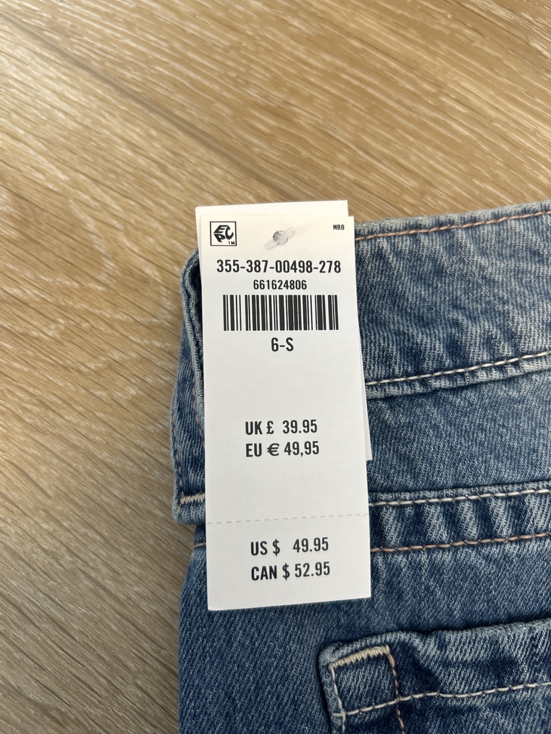 New Hollister Low-Rise Super Baggy Jeans - Size 6 Short - photo 3