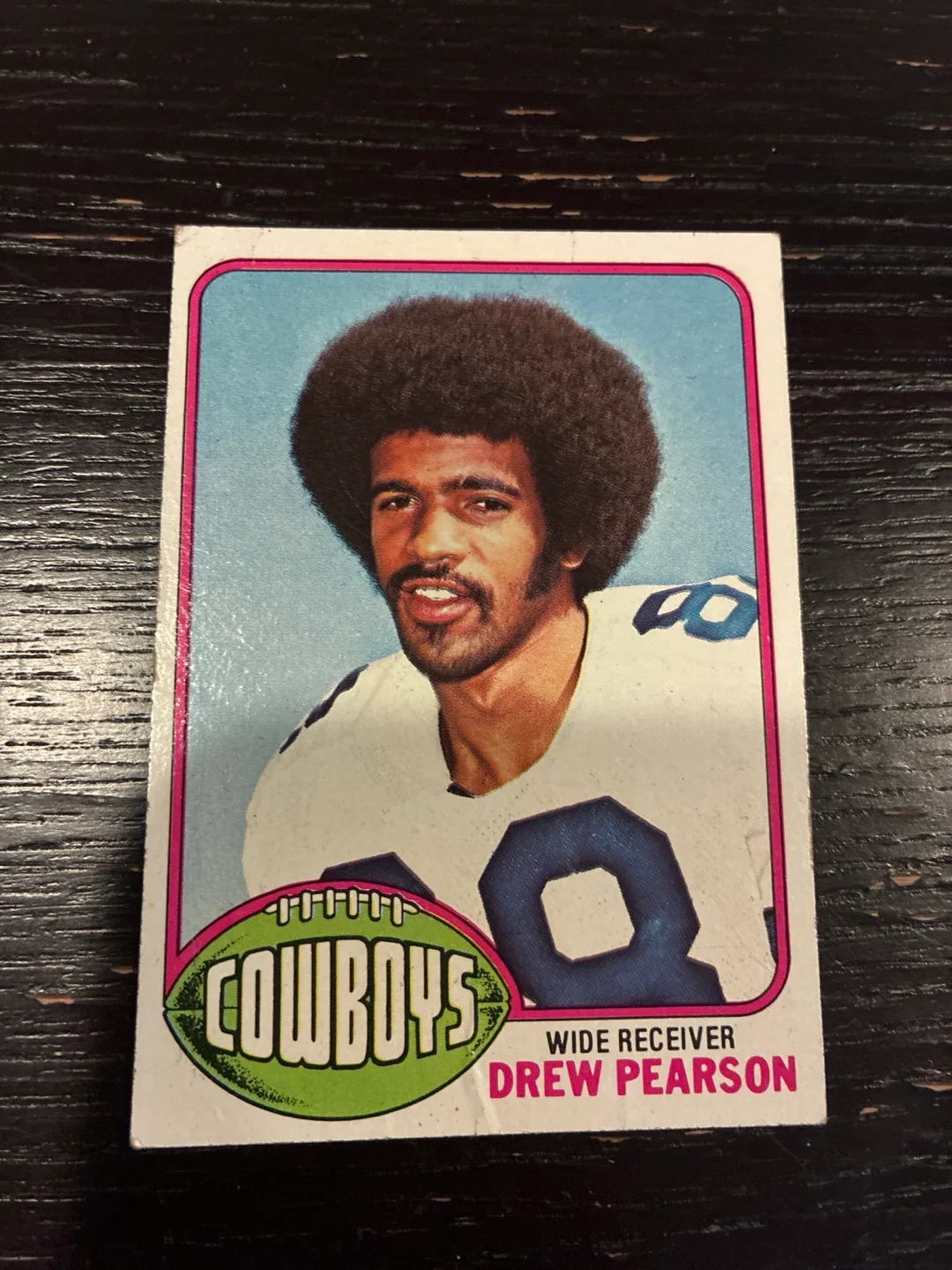 Drew Pearson Topps Football Card thumbnail