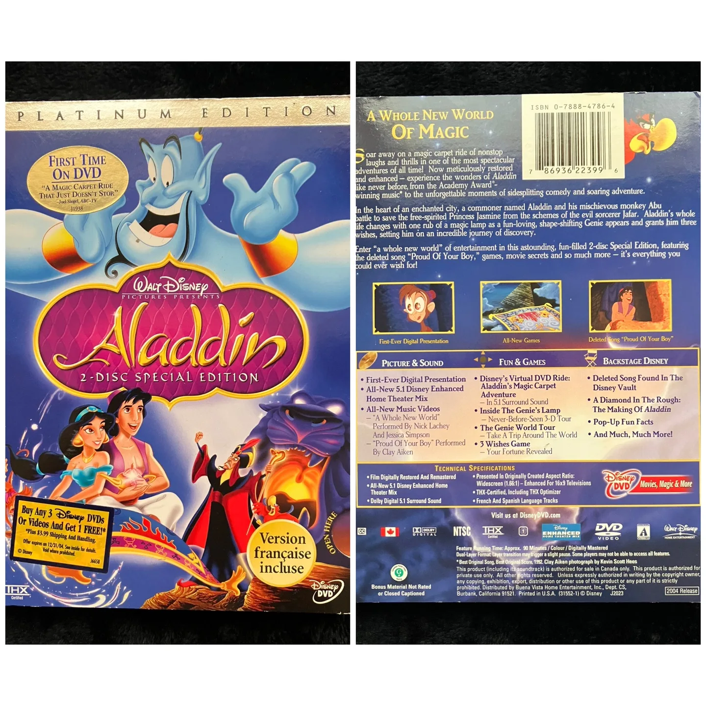 (DVD) Aladdin - Special Edition thumbnail