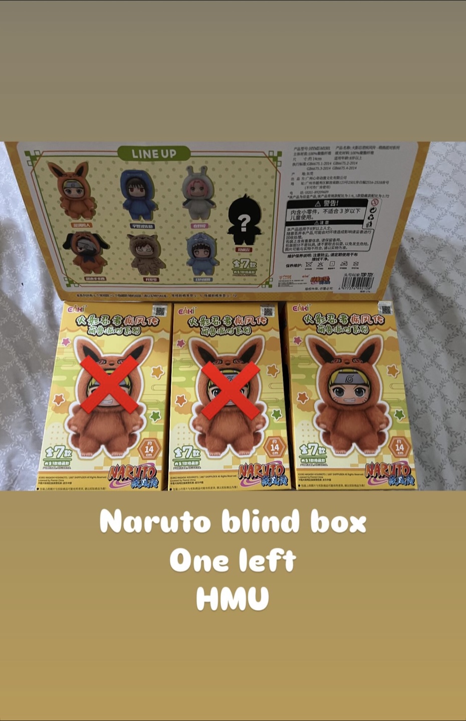 Naruto Blind Box - One Left!