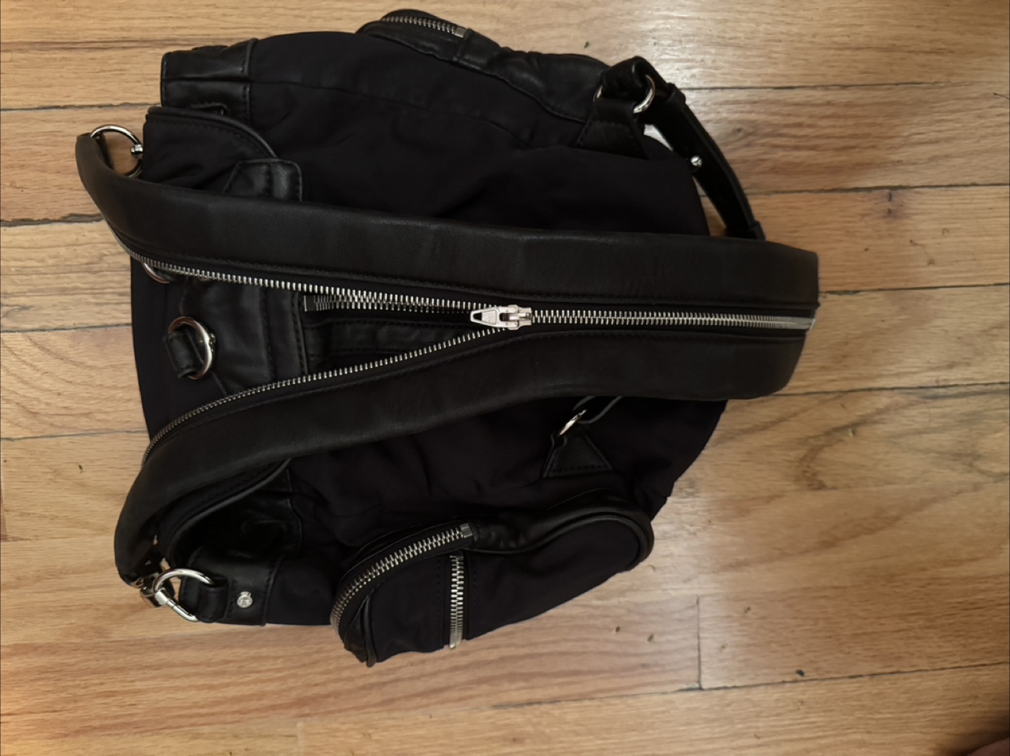 Alexander Wang Black Nylon/Leather Shoulder Bag - photo 2