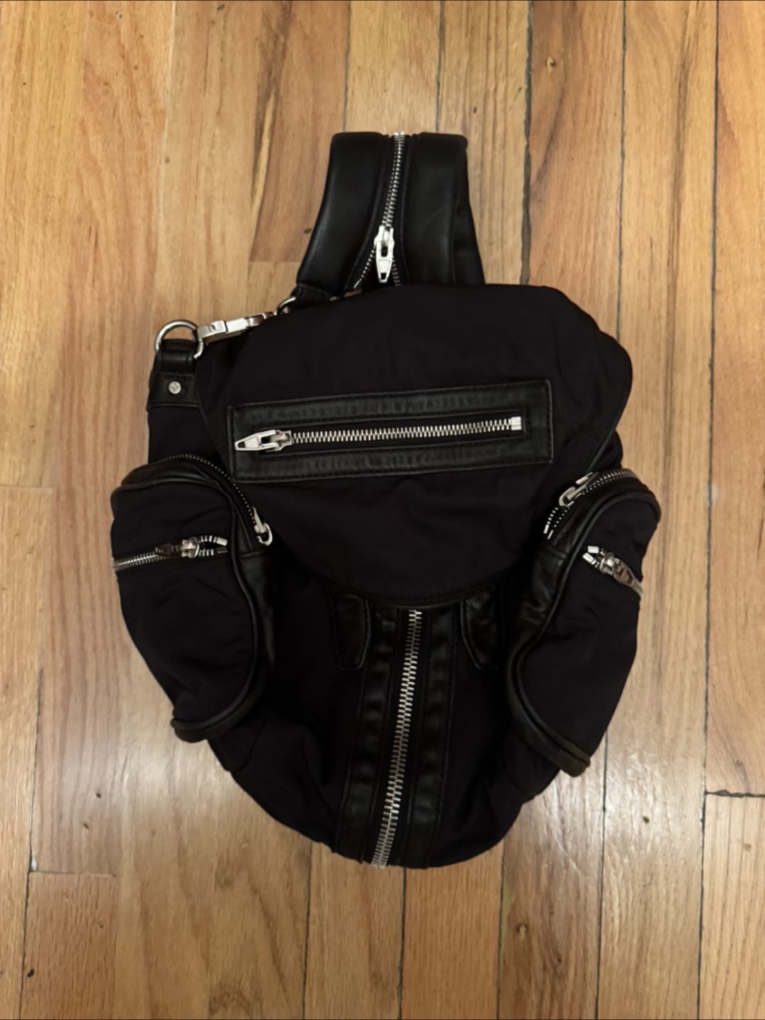 Alexander Wang Black Nylon/Leather Shoulder Bag
