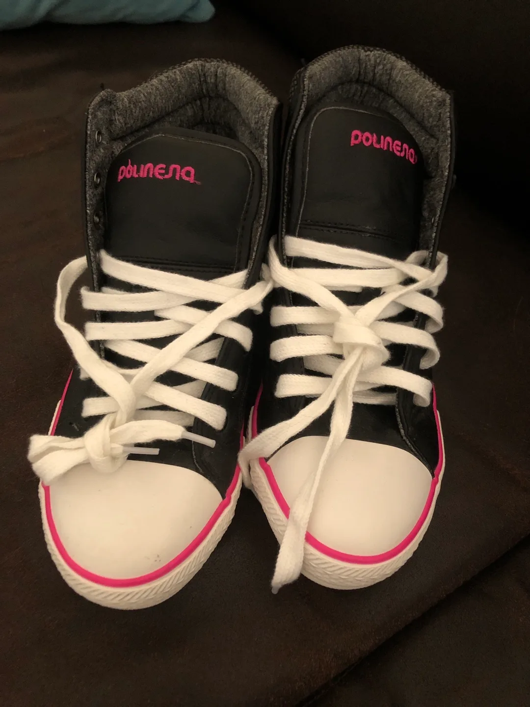 Poulinena Black High-Top Sneakers - Size 39 thumbnail