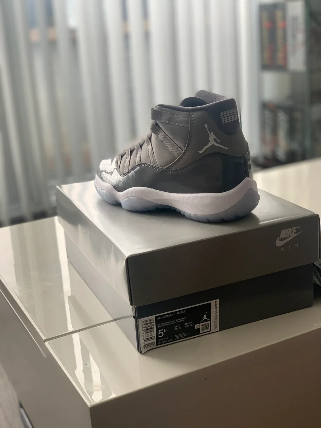 Nike Air Jordan 11 Retro Cool Grey - Size 5.5 thumbnail