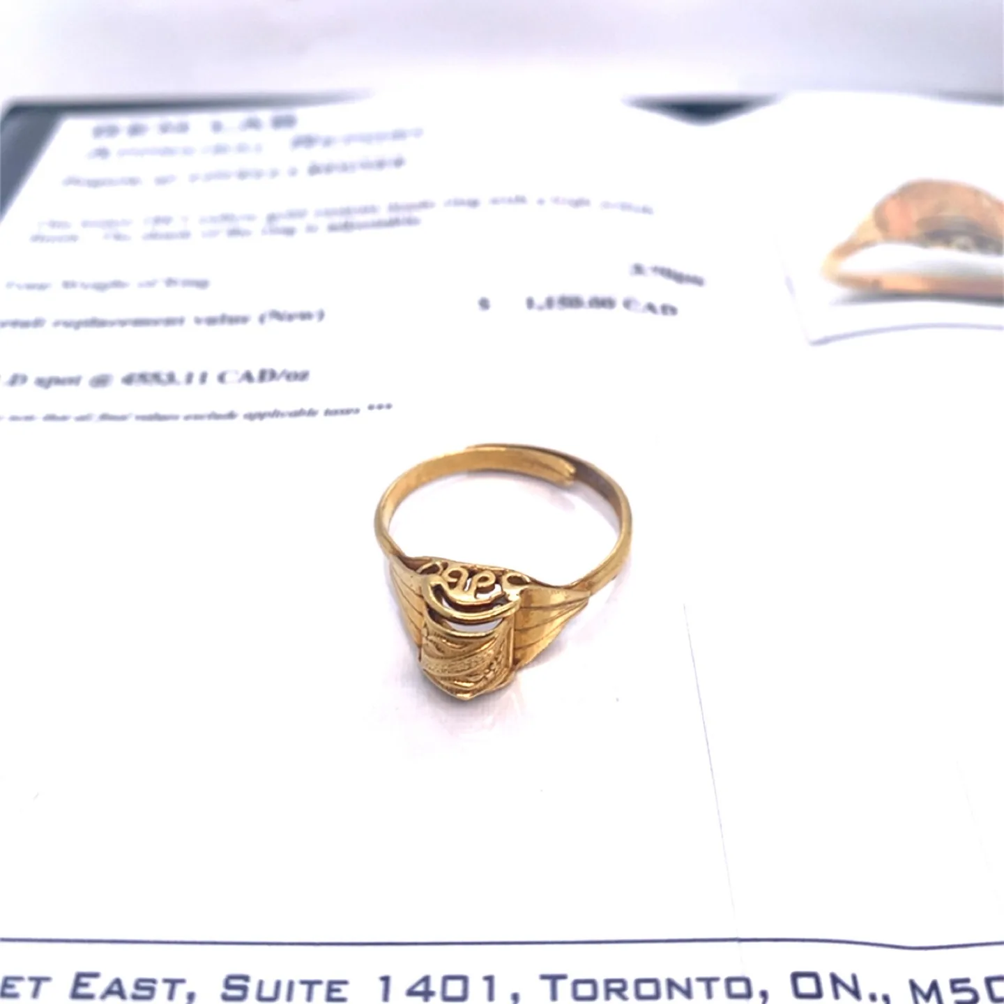 18K Yellow Gold Custom Ring image indicator(7)