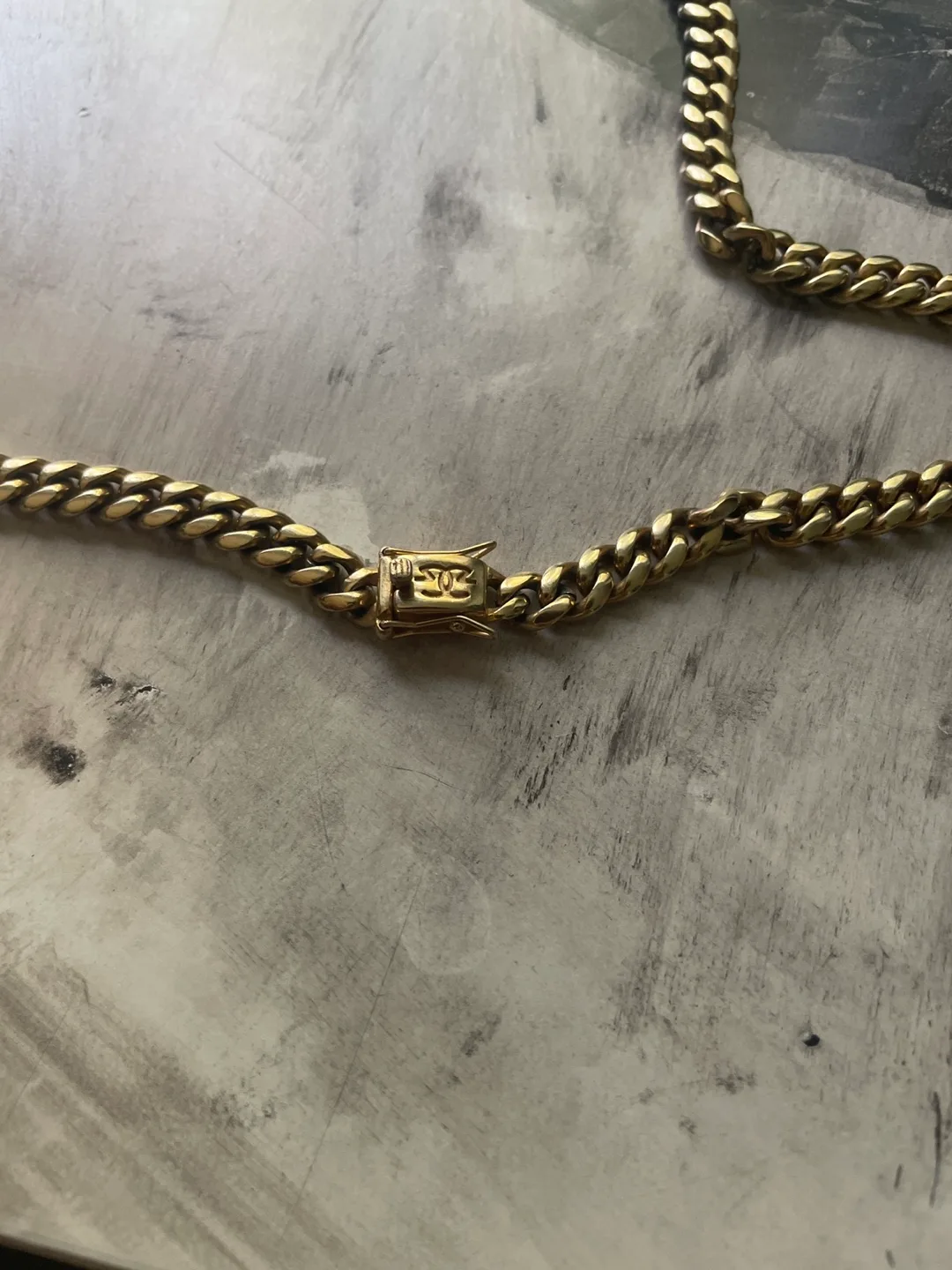 Gold Gods 18K gp Chain MIAMI CUBAN 6mm width/ 18 inch length image indicator(3)