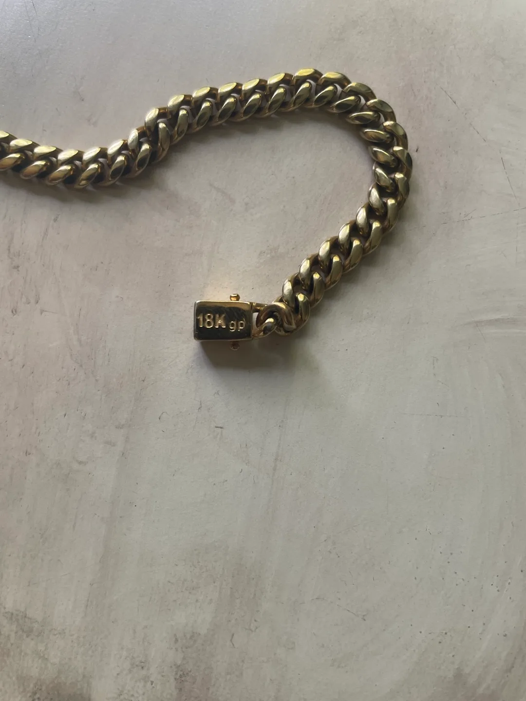 Gold Gods 18K gp Chain MIAMI CUBAN 6mm width/ 18 inch length image indicator(2)