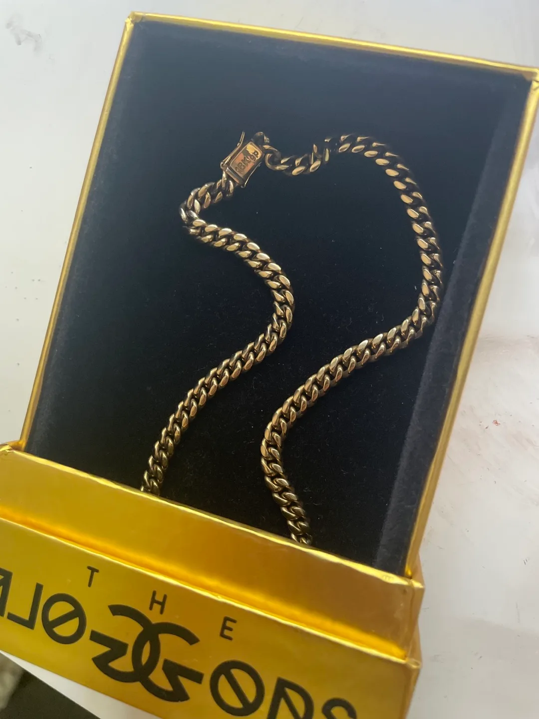 Gold Gods 18K gp Chain MIAMI CUBAN 6mm width/ 18 inch length image indicator(7)