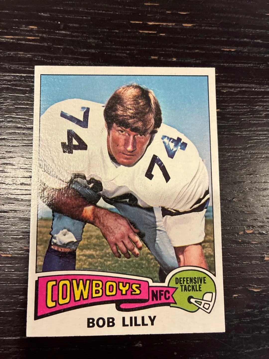 1975 Topps Bob Lilly Football Card thumbnail