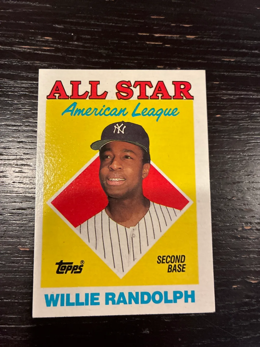 Willie Randolph 1988 Topps Baseball Card thumbnail