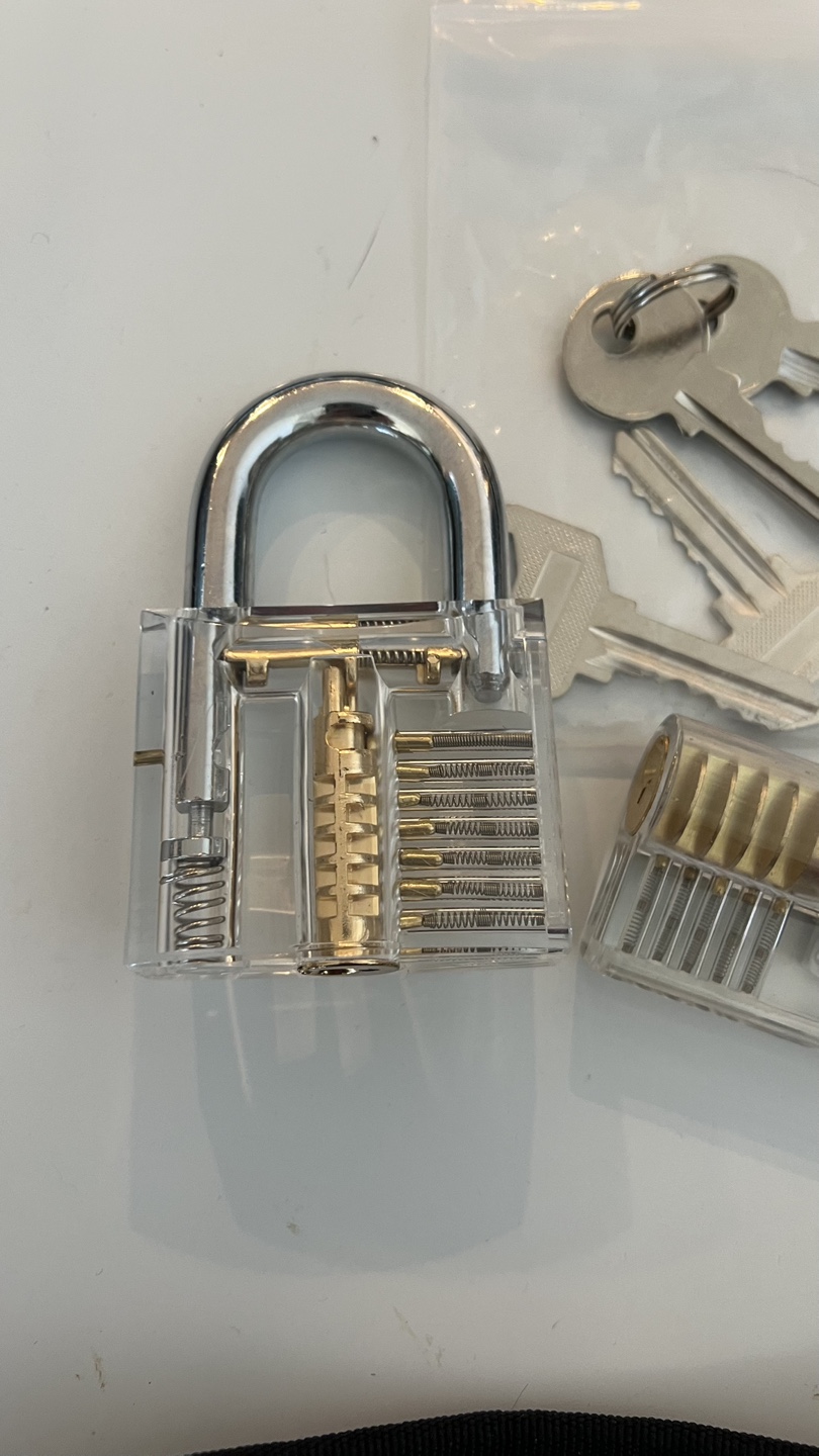 Lock Picking Set with Transparent Practice Lock - photo 2