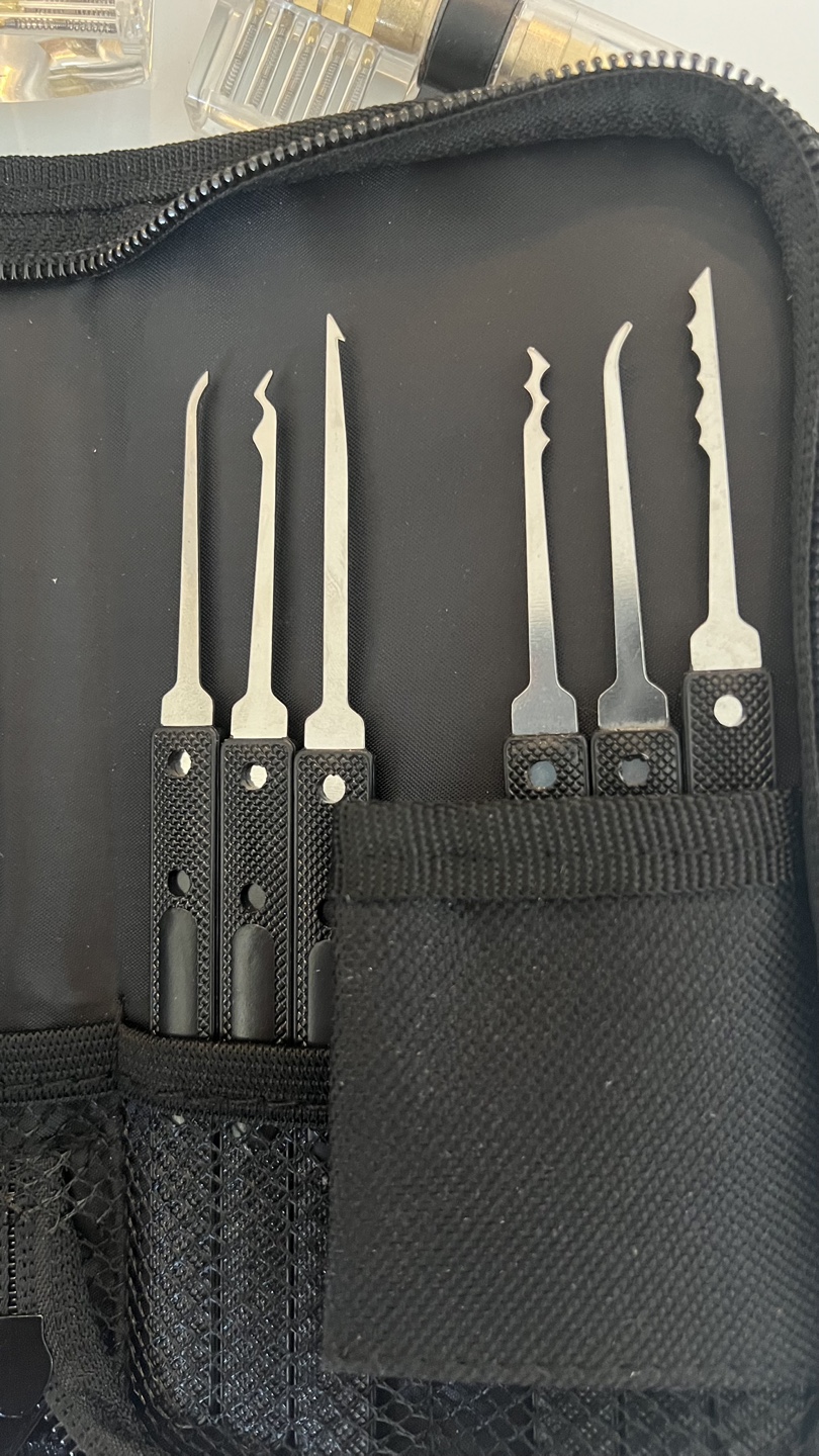 Lock Picking Set with Transparent Practice Lock - photo 3