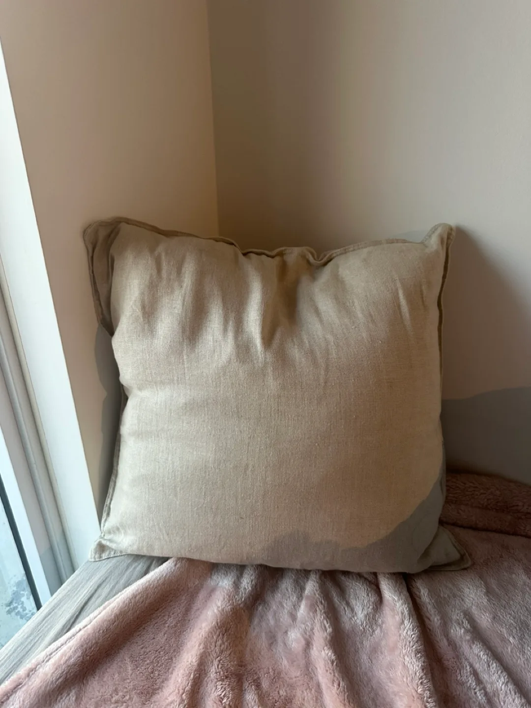 Beige Throw Pillow thumbnail
