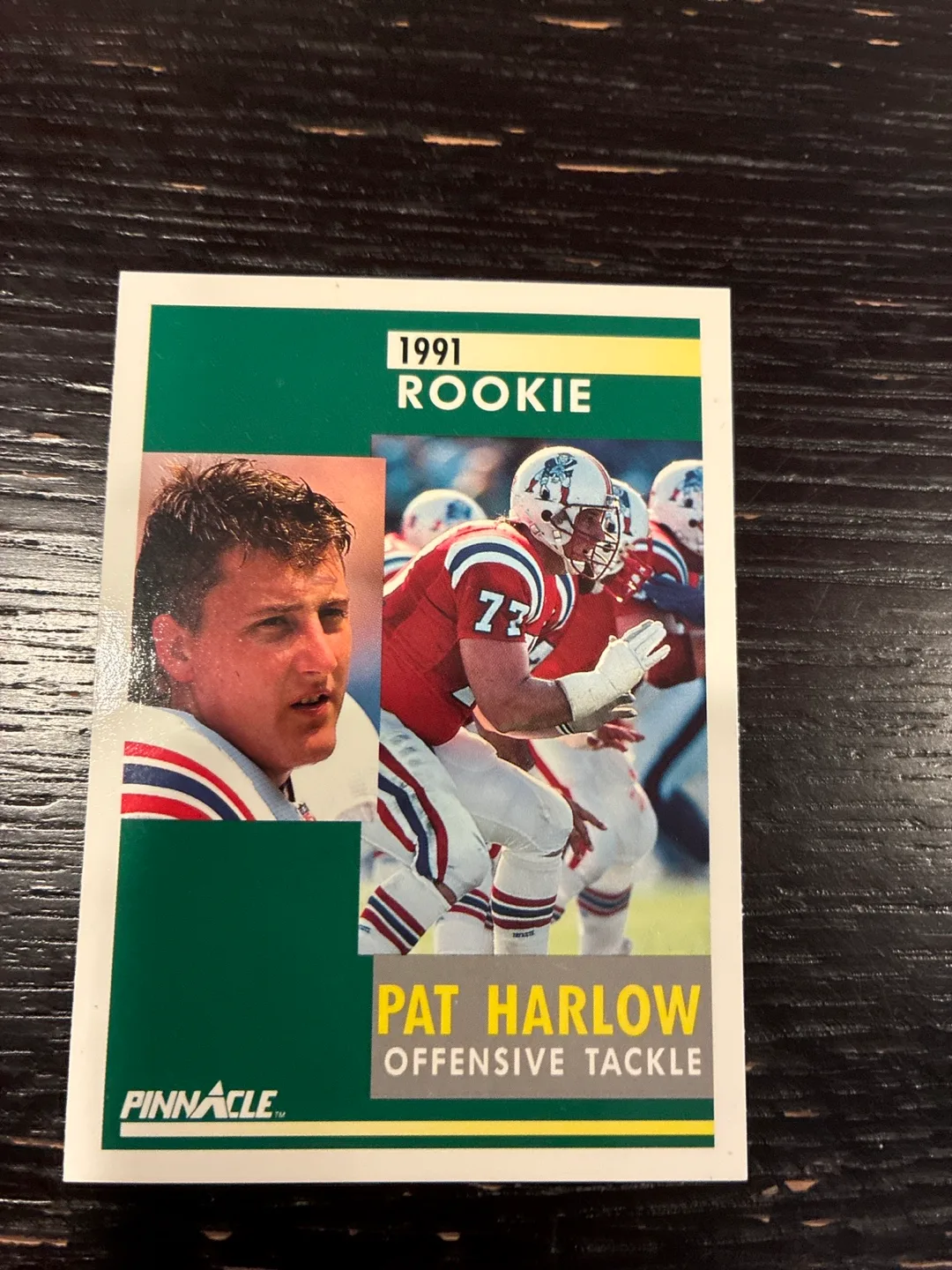 1991 Pinnacle Pat Harlow Rookie Card thumbnail