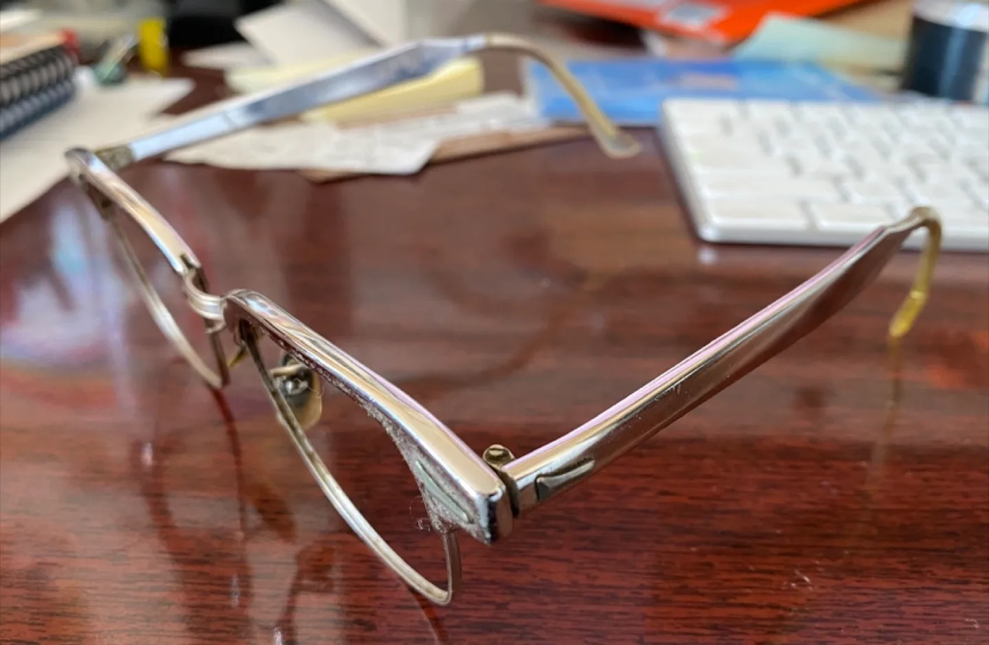 RARE VTG:  “Clubman” Eyeglass Frames image indicator(8)