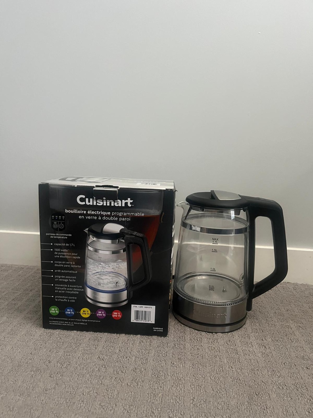 Cuisinart Double-Wall Glass Electric Kettle