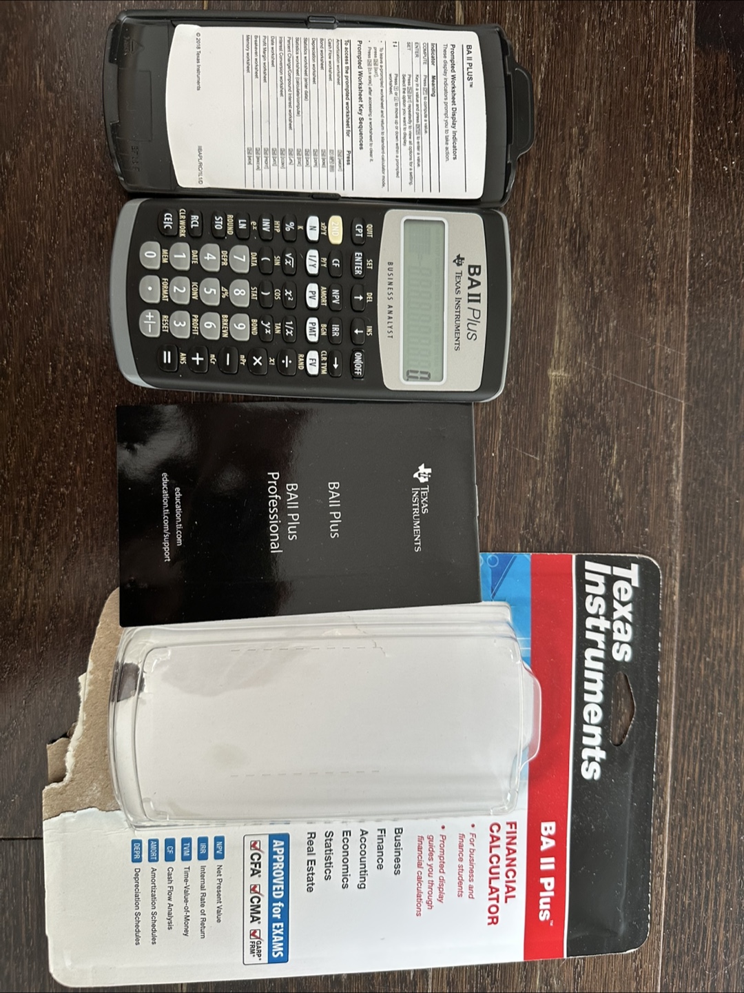 Texas Instruments BA II Plus Financial Calculator