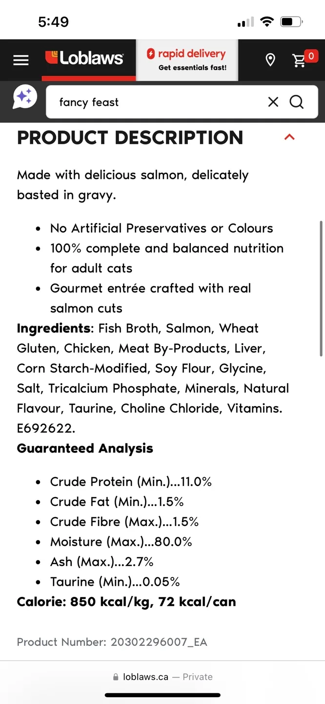 Fancy Feast (11 cans for $10) image indicator(5)