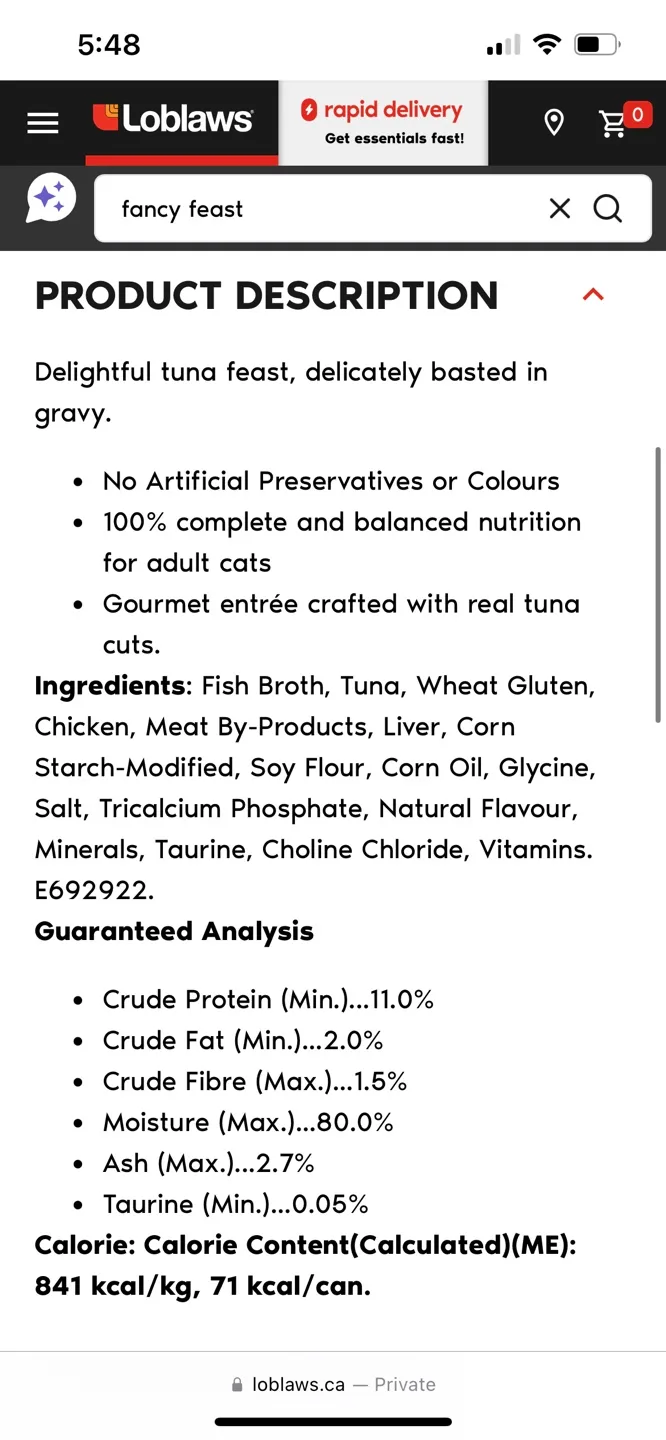 Fancy Feast (11 cans for $10) image indicator(3)