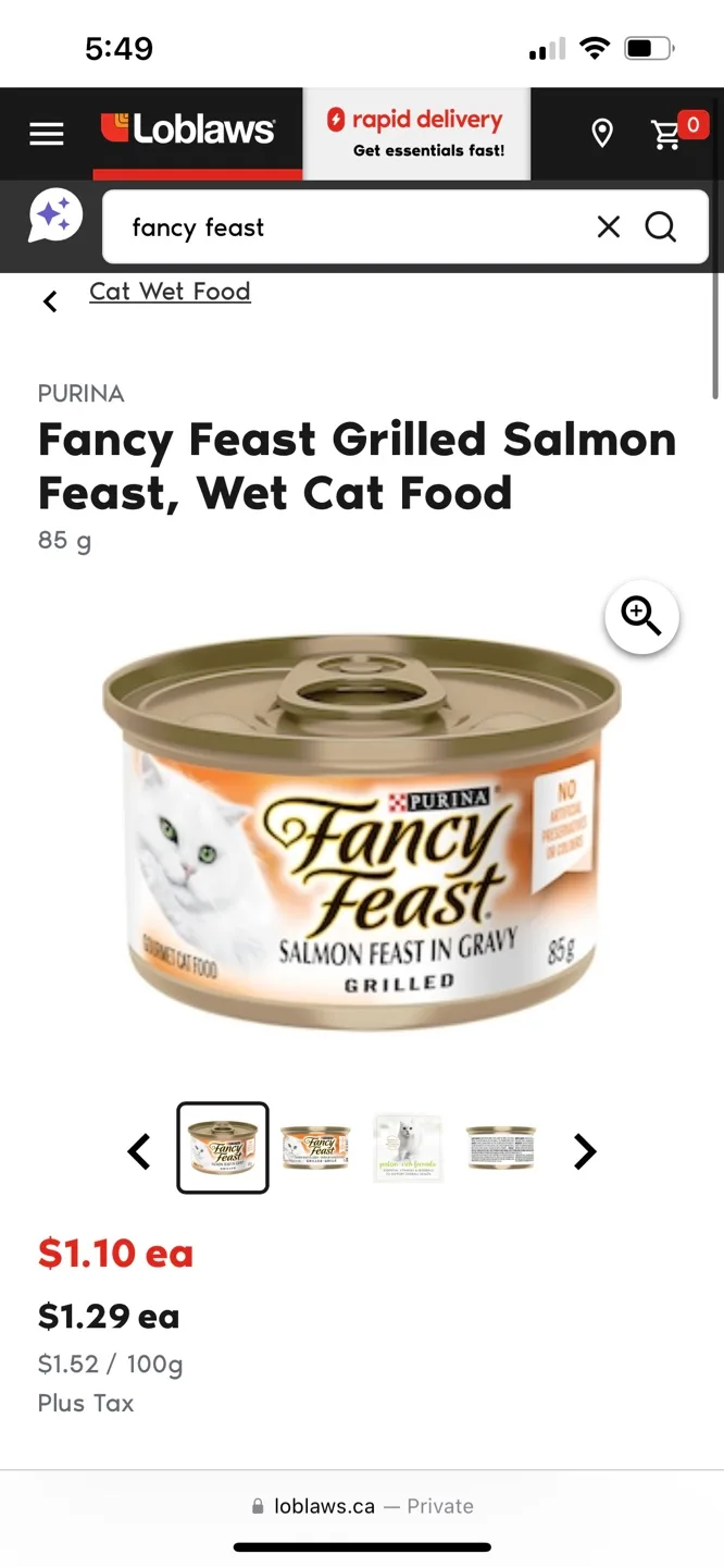 Fancy Feast (11 cans for $10) image indicator(4)