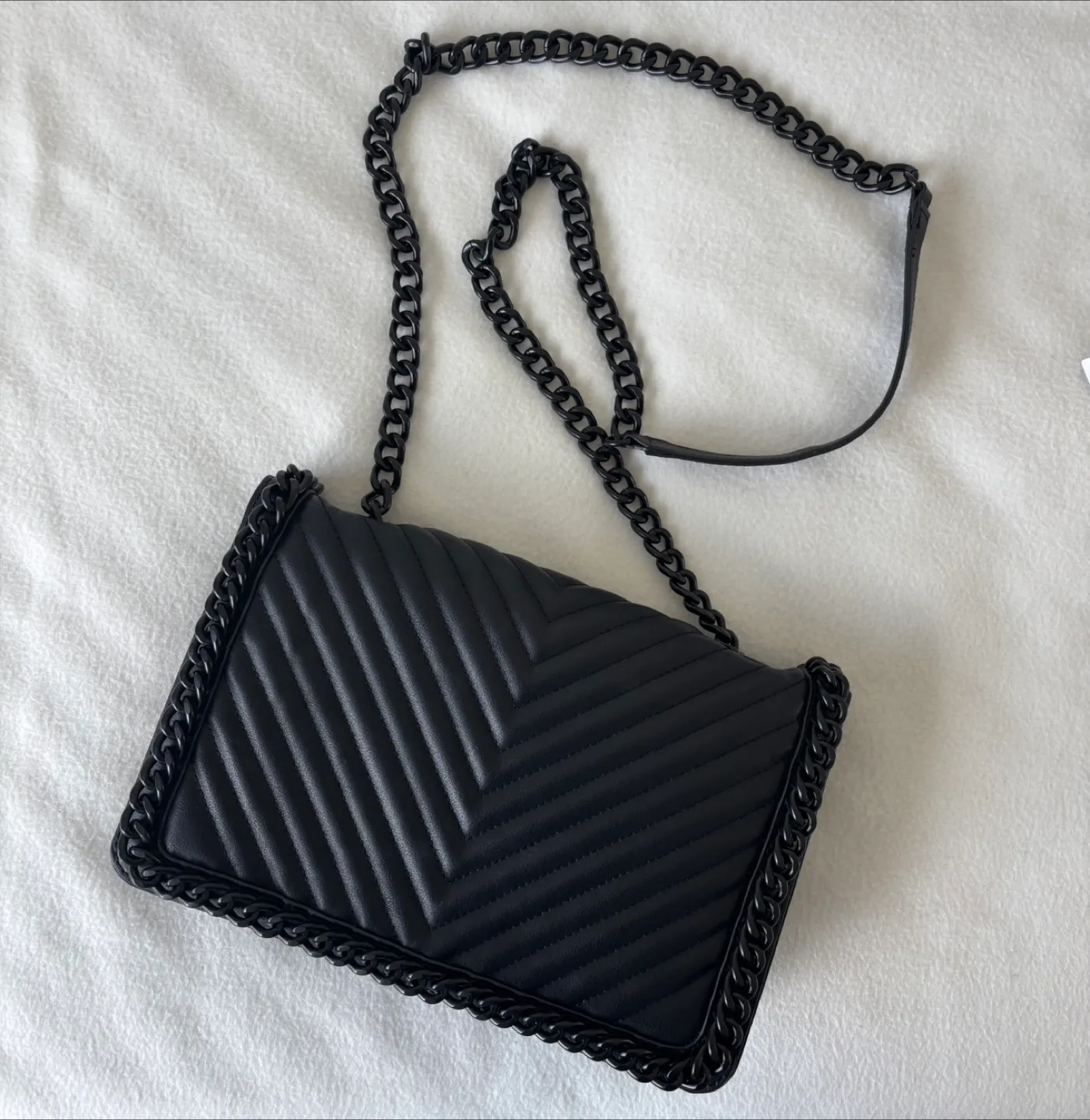 Aldo Greenwald Black Chain Shoulder Bag thumbnail