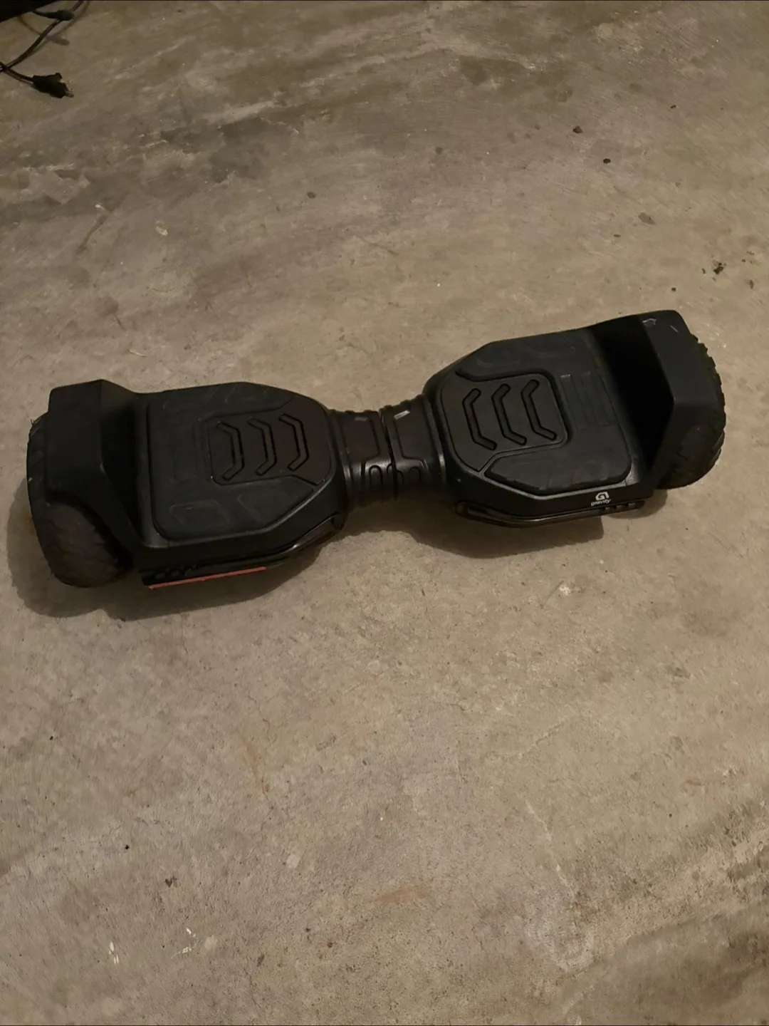 Black Hoverboard with Charger image indicator(4)