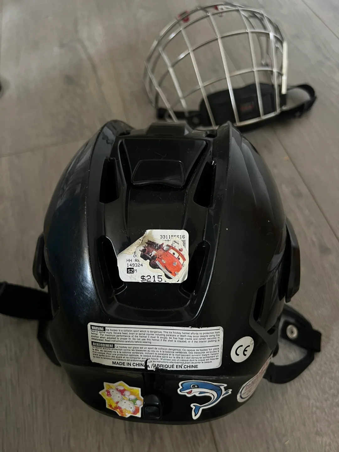 Bauer Hockey Helmet with CCM FM6800 Cage image indicator(2)