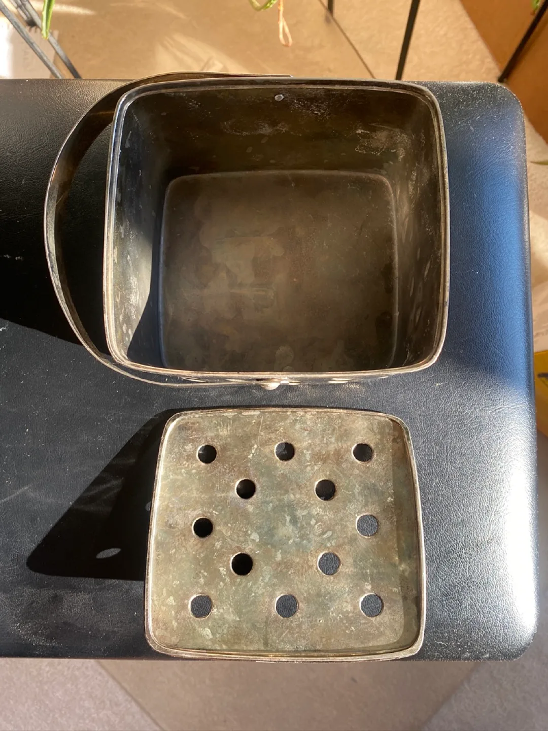 Vintage Decorative Silver Basket Box image indicator(4)