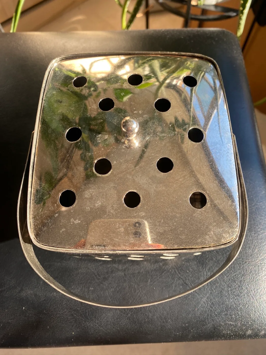 Vintage Decorative Silver Basket Box image indicator(3)