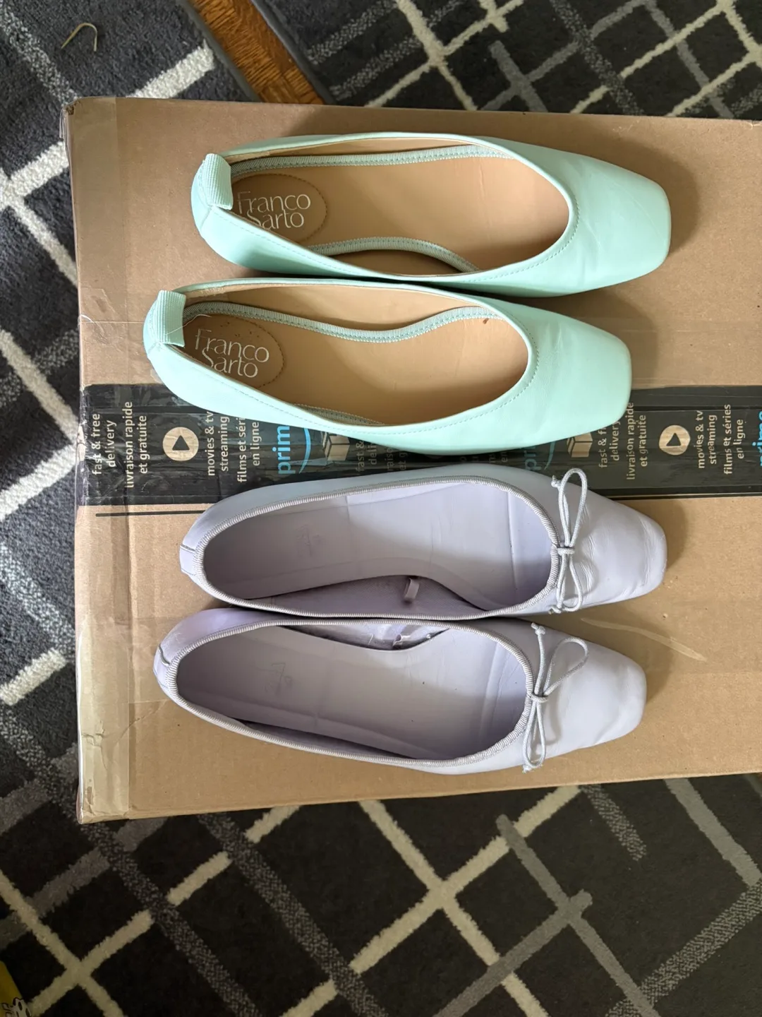 Franco Sarto & Zara Ballet Flats - Size 10 thumbnail