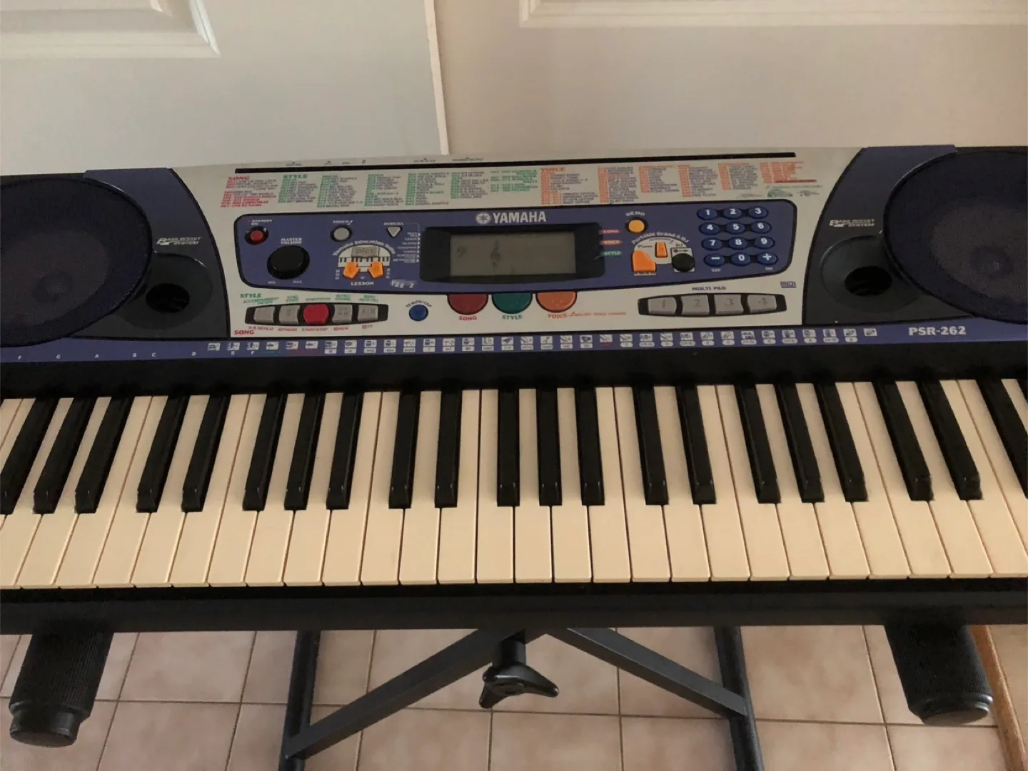 Yamaha PSR-262 Keyboard image indicator(3)