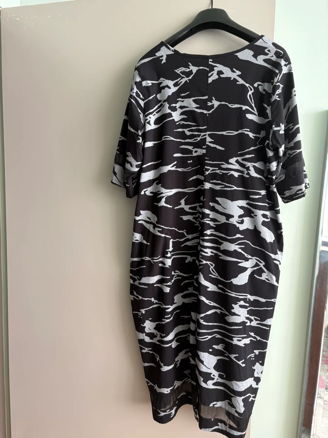 Black & White Camo Dress thumbnail