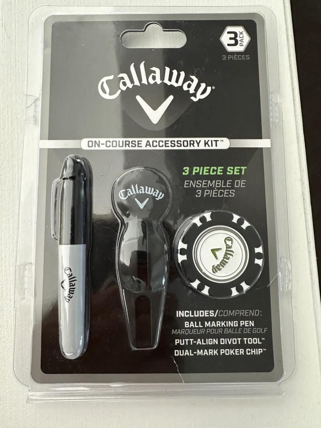 Callaway On-Course Accessory Kit (3-Piece) - New thumbnail