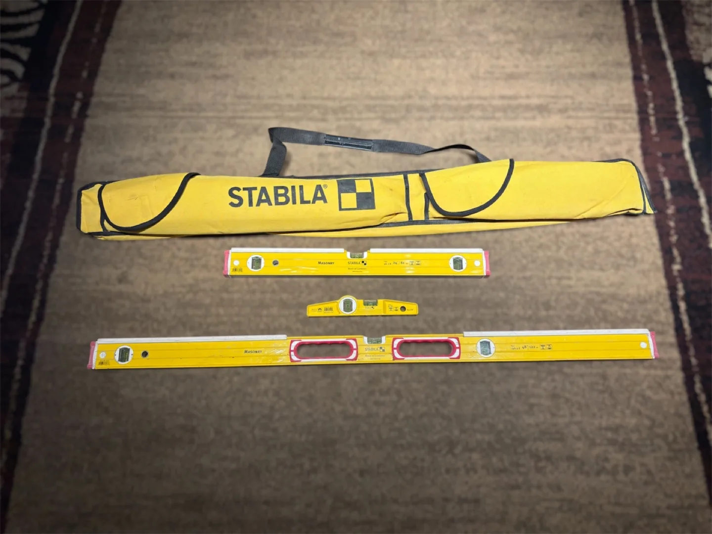 Stabila Mason Level Kit – Pro Tools with case (Price Negotiable) thumbnail