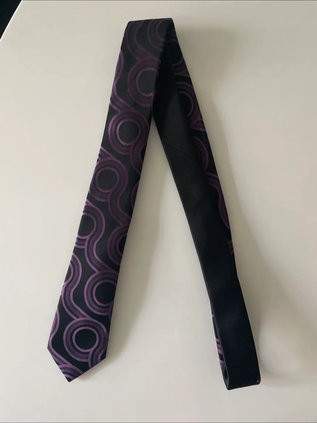Without Prejudice Black & Purple Tie thumbnail